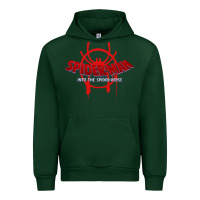 Forest Green into the spider verse film Urban Hoodie - artisFamous