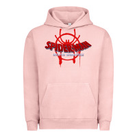 Pigment Salmon into the spider verse film Urban Hoodie - artisFamous