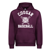 Mauve Wine blue mountain cougars club Urban Hoodie - artisFamous