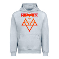 Heather Grey neffex music Urban Hoodie - artisFamous