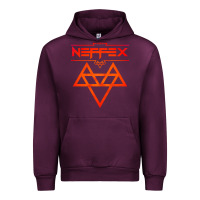 Mauve Wine neffex music Urban Hoodie - artisFamous