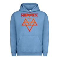 Pigment Pebble Blue neffex music Urban Hoodie - artisFamous