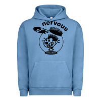 Pigment Pebble Blue records Urban Hoodie - artisFamous