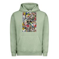 Pigment Oil Green sneaker searth Urban Hoodie - artisFamous