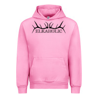 Fuchsia Pink Elkaholic Urban Hoodie - artisFamous