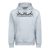 Heather Grey Elkaholic Urban Hoodie - artisFamous