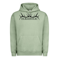 Pigment Oil Green Elkaholic Urban Hoodie - artisFamous