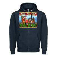 Navy holiday and santa. claus Zipper Hoodie - AdoDesignShop
