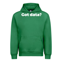 Emerald data science humor white Urban Hoodie - artisFamous