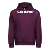 Mauve Wine data science humor white Urban Hoodie - artisFamous