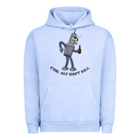 Pigment Grape Ice Futurama Ctrl Alt Shift Kill Bender Urban Hoodie - artisFamous