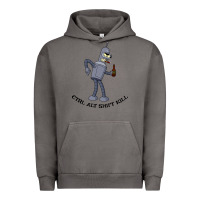 Pigment Tornado Futurama Ctrl Alt Shift Kill Bender Urban Hoodie - artisFamous