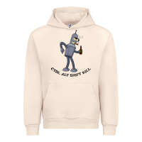 Sandshell Futurama Ctrl Alt Shift Kill Bender Urban Hoodie - artisFamous