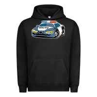 Pigment Black police car Urban Hoodie - artisFamous