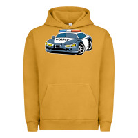 Pigment Peanut Butter police car Urban Hoodie - artisFamous