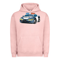 Pigment Salmon police car Urban Hoodie - artisFamous