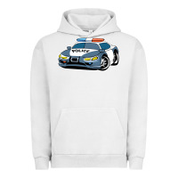 Pigment Lunar Rock police car Urban Hoodie - artisFamous
