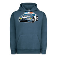 Pigment Midnight Navy police car Urban Hoodie - artisFamous