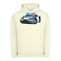 Pigment Pistachio police car Urban Hoodie - artisFamous