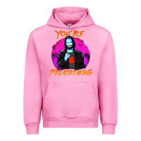 Fuchsia Pink you are breathtaking keanu reeves actor Urban Hoodie - artisFamous