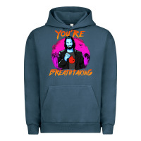 Pigment Midnight Navy you are breathtaking keanu reeves actor Urban Hoodie - artisFamous