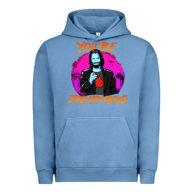 You Are Breathtaking Keanu Reeves Actor Urban Hoodie by artisFamous | Teevron