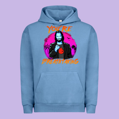 You Are Breathtaking Keanu Reeves Actor Urban Hoodie Designed By Artisfamous