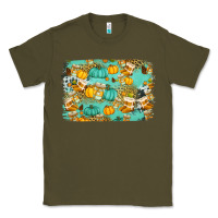 Army Green western fall vibes background Classic Tee - Jasminsmagicworld