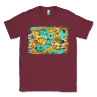 Burgundy western fall vibes background Classic Tee - Jasminsmagicworld