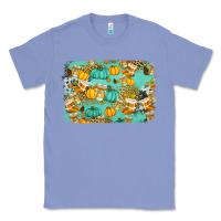Colony Blue western fall vibes background Classic Tee - Jasminsmagicworld