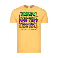 Vintage Mustard Beads parades king cake crawfish Mardi Gras Vintage Tee - FaDigitalArtStudio