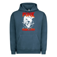 Pigment Midnight Navy music punk Urban Hoodie - artisFamous