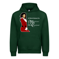 Forest Green All I Want for Christmas Is You Urban Hoodie - artisFamous