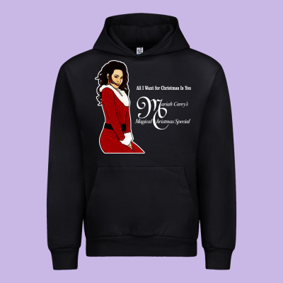 All I Want For Christmas Is You Urban Hoodie Designed By Artisfamous