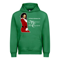 Emerald All I Want for Christmas Is You Urban Hoodie - artisFamous