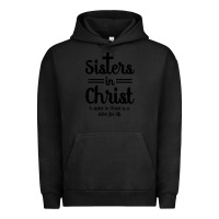 Pigment Black sister in christ Urban Hoodie - artisFamous