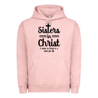 Pigment Salmon sister in christ Urban Hoodie - artisFamous