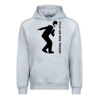 Heather Grey Original Rude Boy Style Urban Hoodie - artisFamous