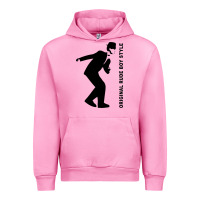 Fuchsia Pink Original Rude Boy Style Urban Hoodie - artisFamous