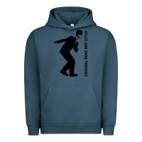 Pigment Midnight Navy Original Rude Boy Style Urban Hoodie - artisFamous