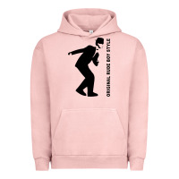 Pigment Salmon Original Rude Boy Style Urban Hoodie - artisFamous