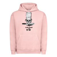 Pigment Salmon bourdain cook free or die Urban Hoodie - artisFamous