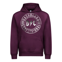 Mauve Wine DASHBOARD CONFESSIONAL Urban Hoodie - artisFamous