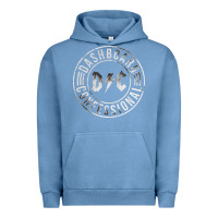 Pigment Pebble Blue DASHBOARD CONFESSIONAL Urban Hoodie - artisFamous