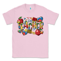 Bubblegum Pink autism teacher Classic Tee - CowGirlArtShop