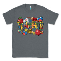 Charcoal Heather autism teacher Classic Tee - CowGirlArtShop