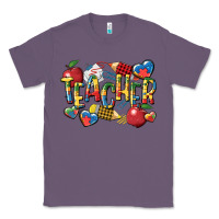 Lavender autism teacher Classic Tee - CowGirlArtShop