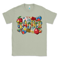 Matcha autism teacher Classic Tee - CowGirlArtShop