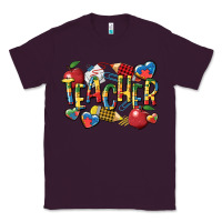 Plum autism teacher Classic Tee - CowGirlArtShop