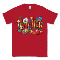 Red autism teacher Classic Tee - CowGirlArtShop
